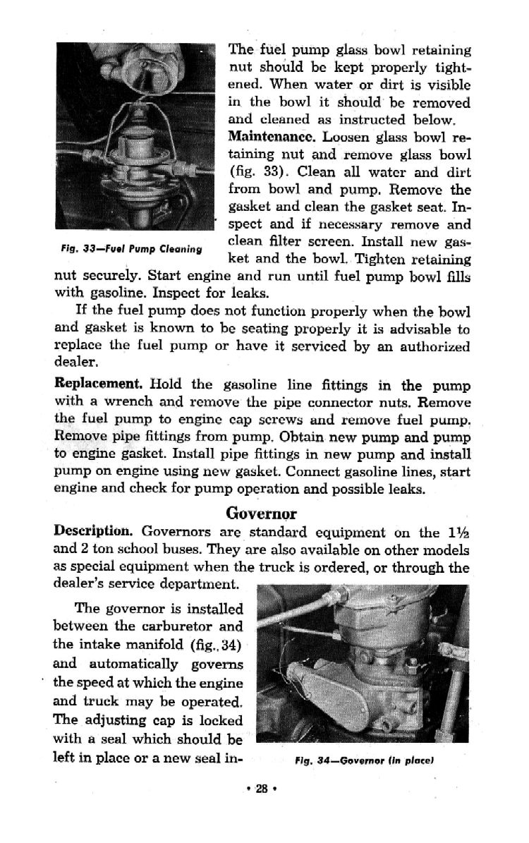 1951 Chevrolet Trucks Operators Manual Page 60